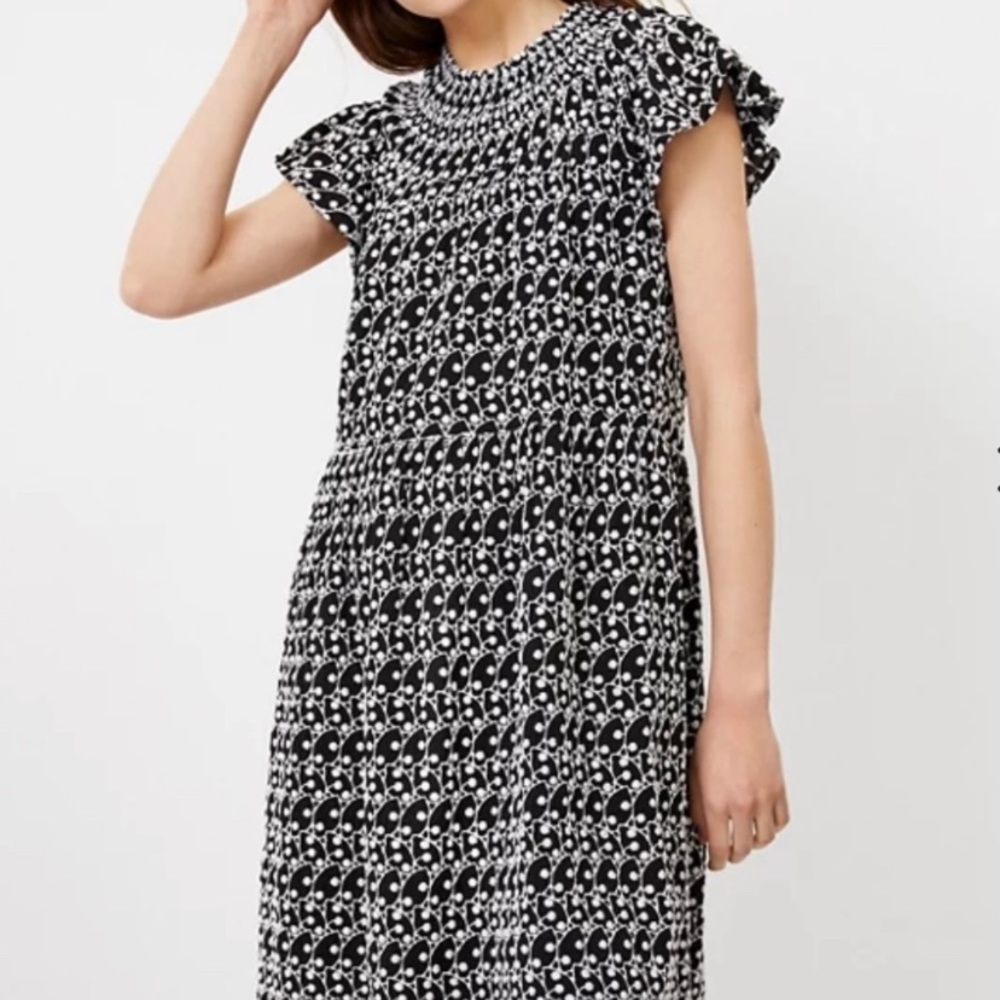 LOFT smock dress